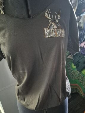 Pre-cut Buck Wear Brown Graphic Deer Tee